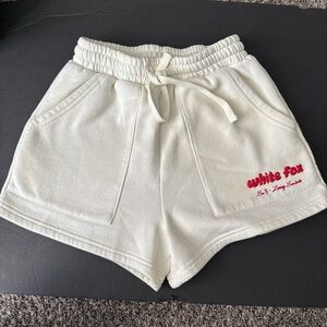 Women's Athletic Cream Shorts